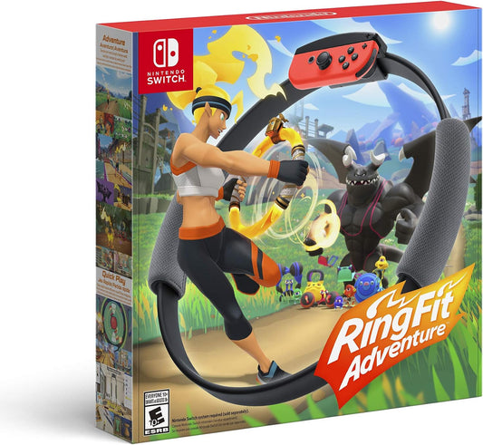 Ring Fit Adventure - (CiB, Cosmetic Damage) (Nintendo Switch Games)