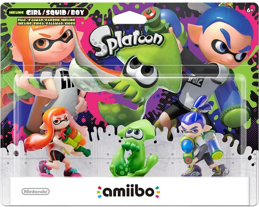 Splatoon 3 Pack - (Brand New, Damaged Packaging) (Amiibo)