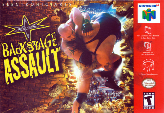 WCW Backstage Assault - (Used, Cart/Disc Only) (Nintendo 64 Games)