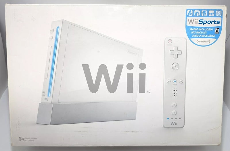 White Nintendo Wii System w/ Wii Sports - (CiB) (Wii Consoles)