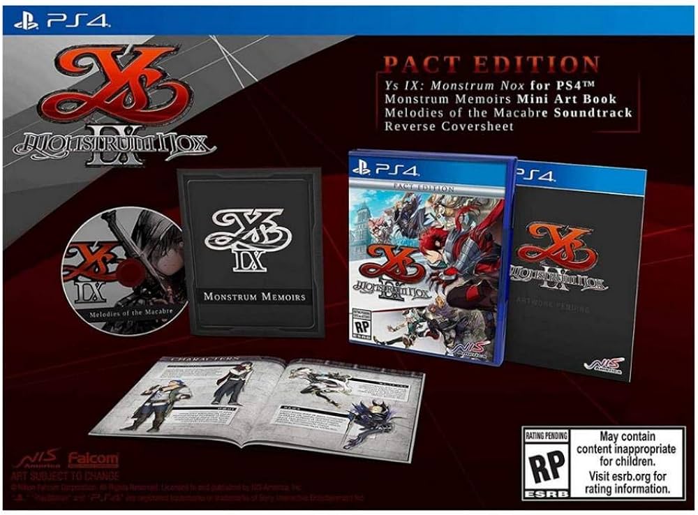 Ys IX: Monstrum Nox [Pact Edition] - (CiB) (Playstation 4 Games)